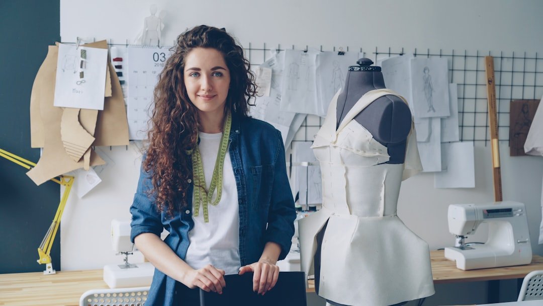 Curvy woman in professional outfit showing workplace curvy outfit ideas for every body figure