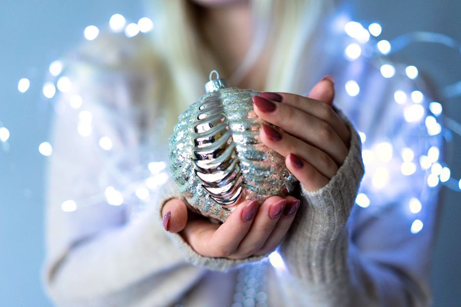 Icy Chrome Nails