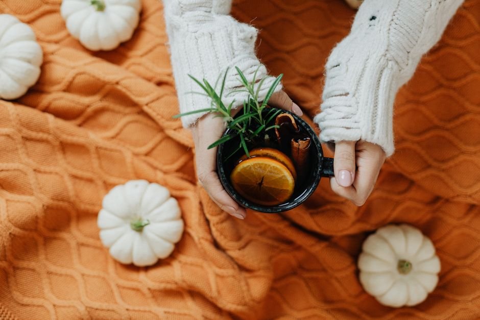 Pumpkin Spice Nails