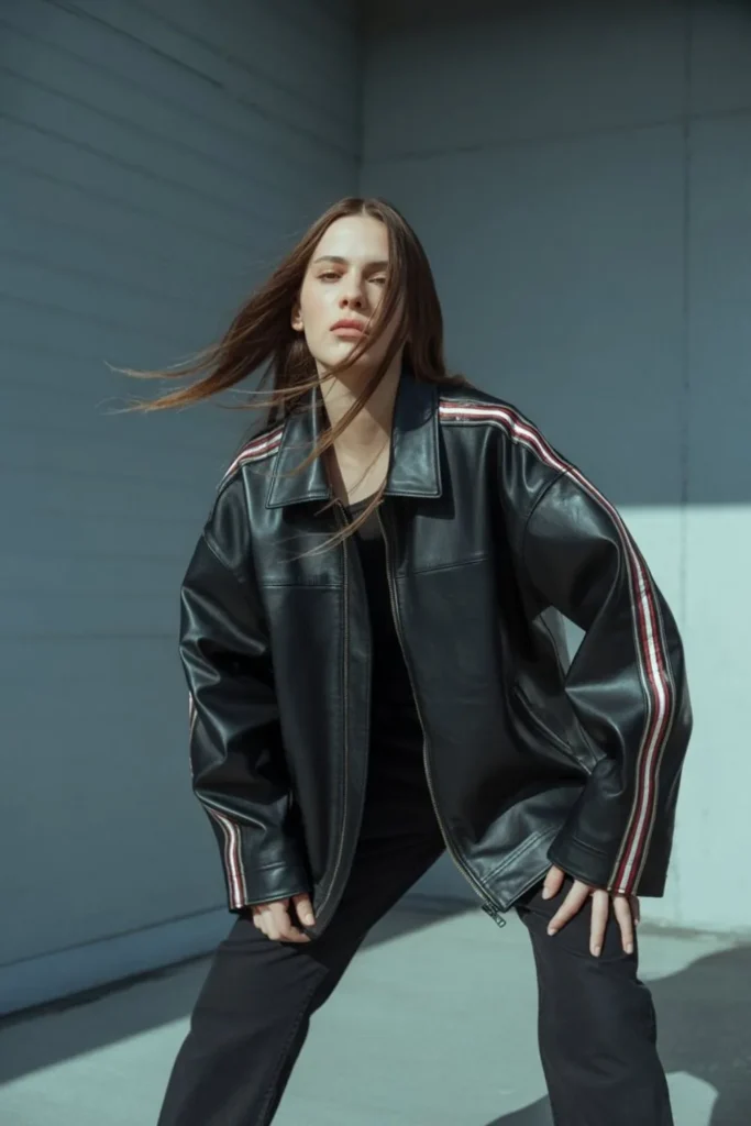 Black Leather Jacket Outfit