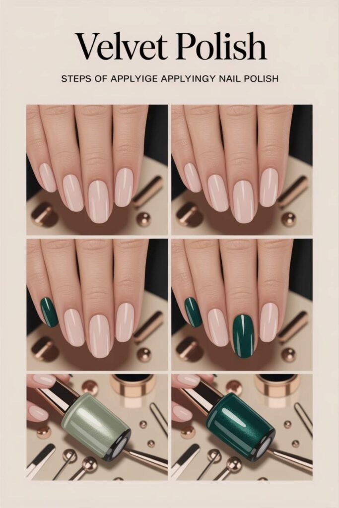 Velvet Matte Nails Autumn