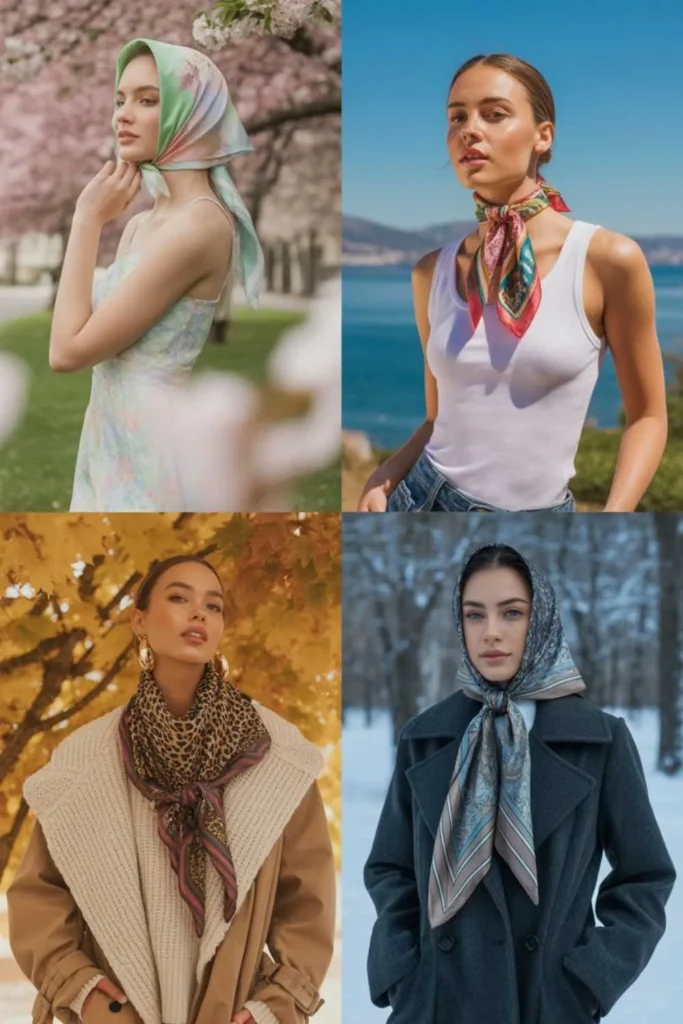 Statement Scarf Outfit Look
