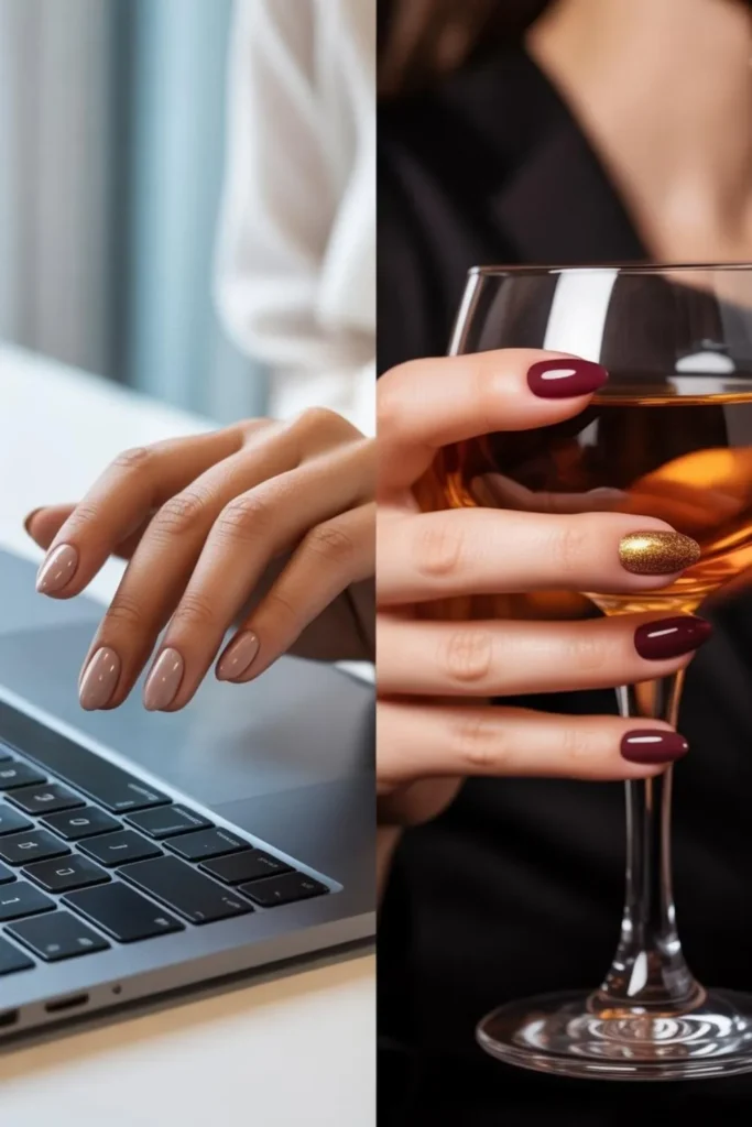 Short Square Fall Nails