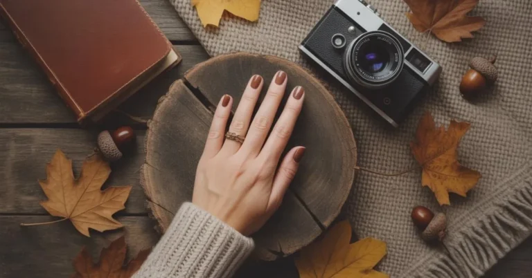 Sepia Nails Autumn
