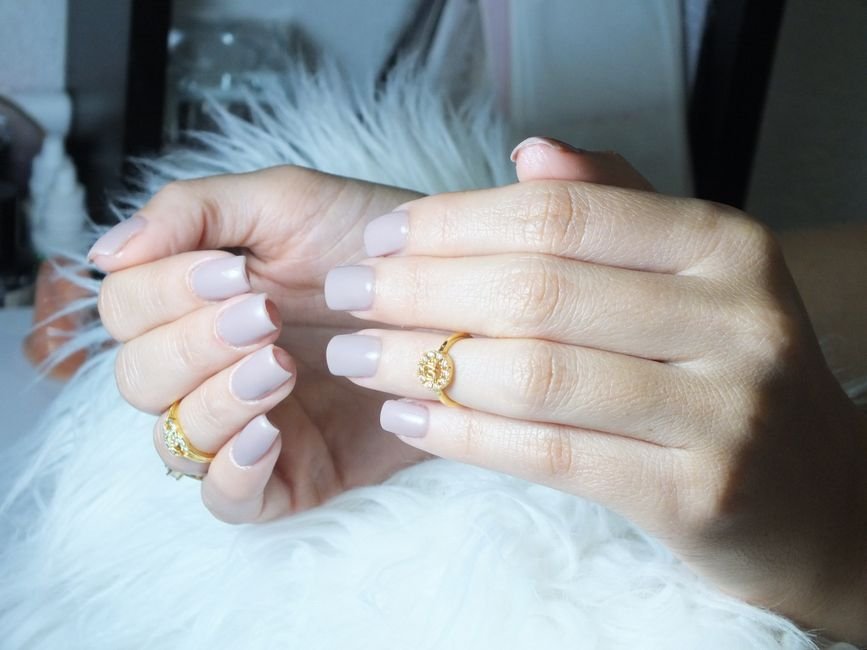 Soft Taupe Nails Fall