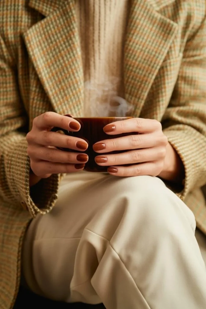 Sepia Fall Nails Ideas