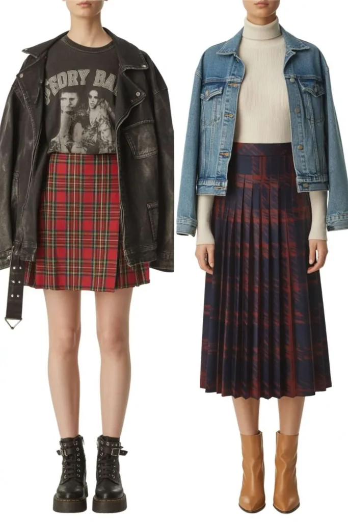 Plaid Skirt Outfit Fall 2025