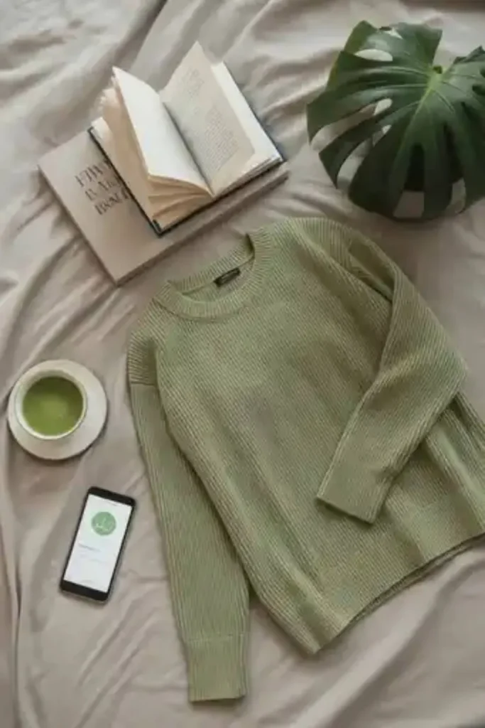 Matcha Toned Outfit Ideas: Master 2025's Most Calming Color Trend 2 Matcha Toned Outfit