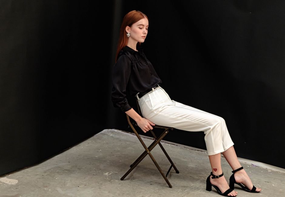 Black Satin Pants Outfit