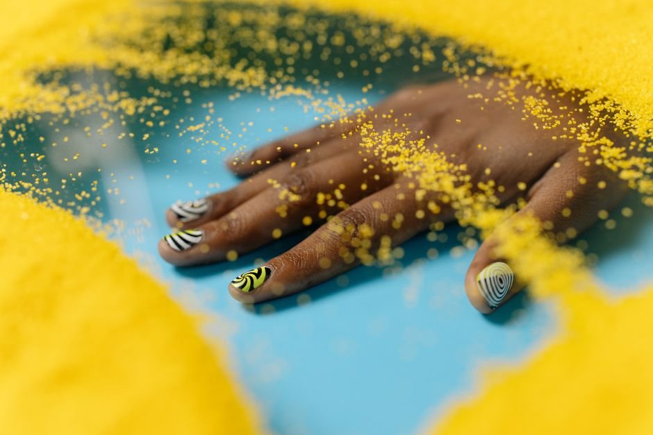 black white nail designs stunning