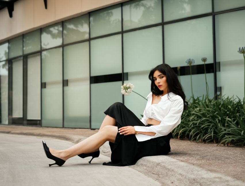 Black Silk Pants Outfit