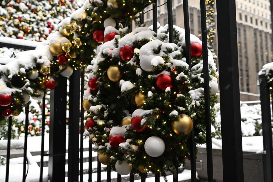 Christmas in New York City Aesthetic