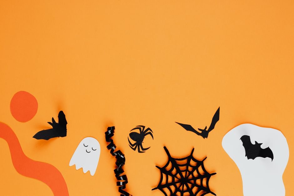 halloween nails short spooky designs
