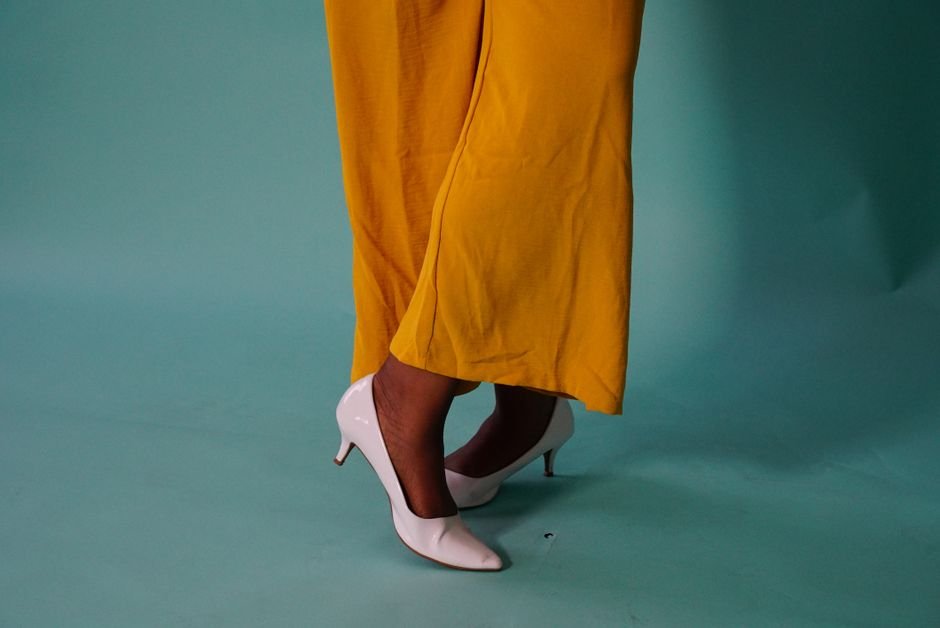 wide leg trousers outfit complete