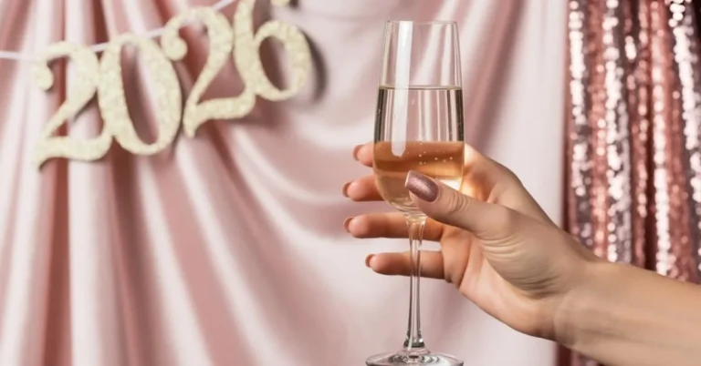 Classy New Years nails