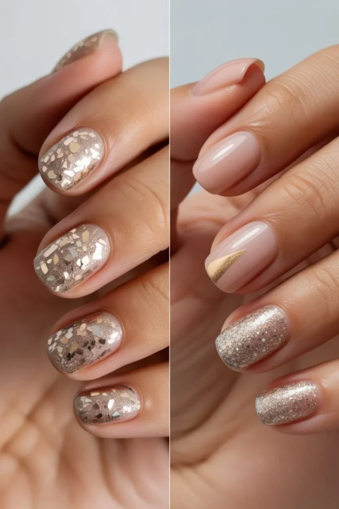 Classy New Years nails