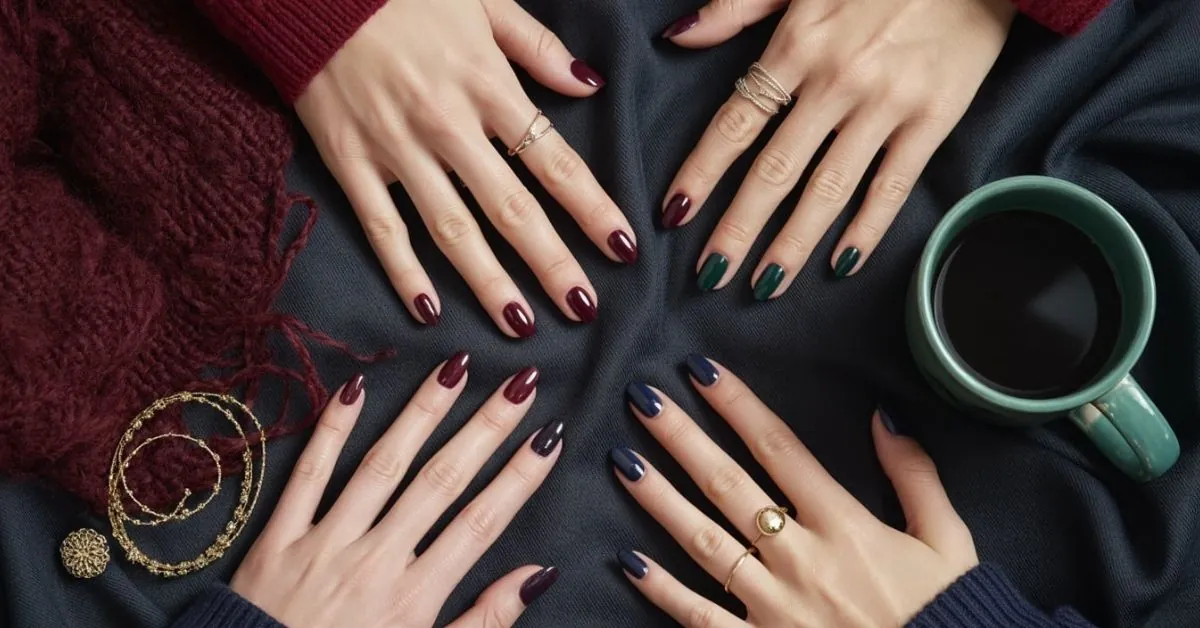 Dark Winter Nails