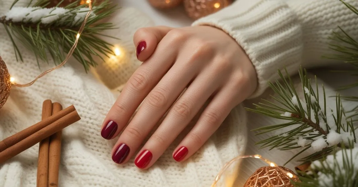 Red Winter Nails