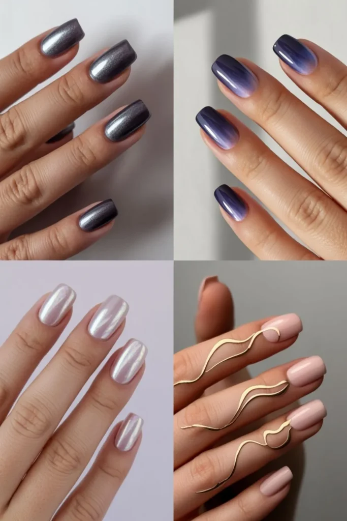 Simple January Nail Designs