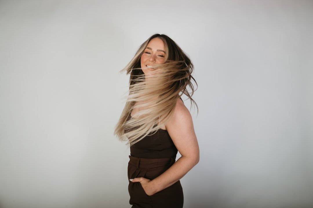 Rooted Chocolate Blonde Warm Meets Natural