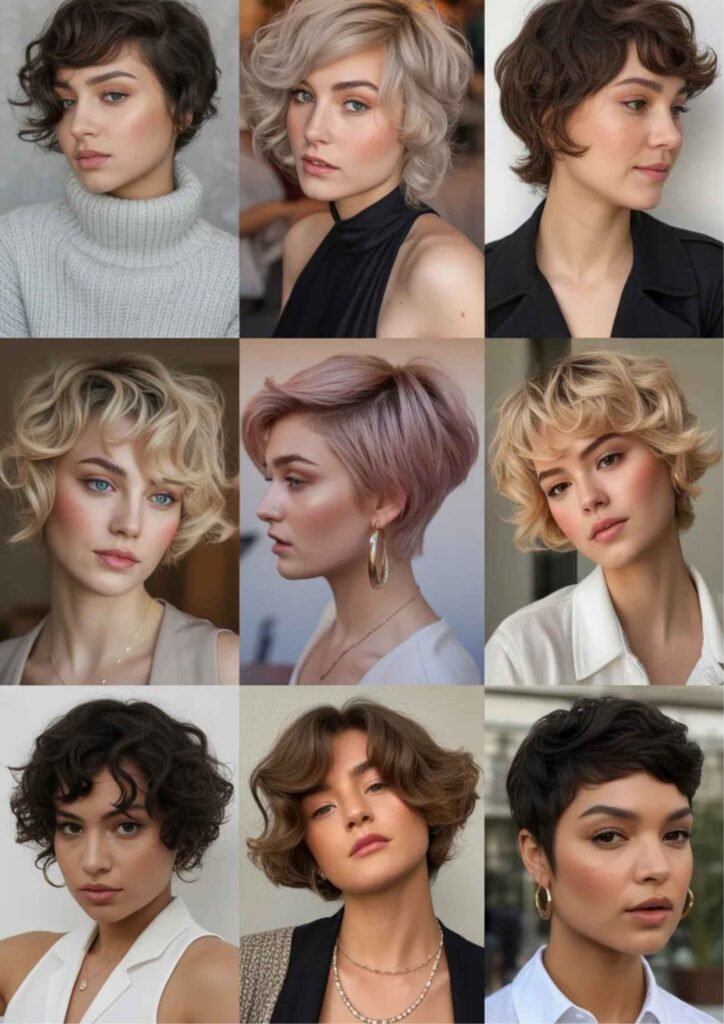 Latest Trends in Wavy Pixie Hairstyle Ideas