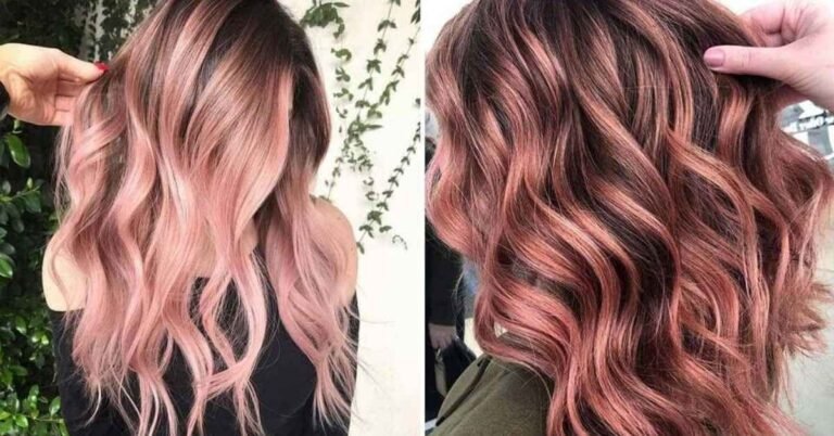 Rose Gold Hair Ideas