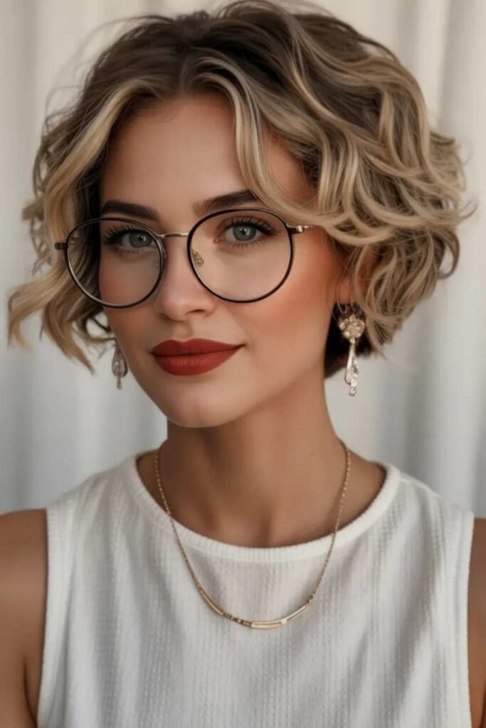Short Curly Hairstyles for Women Over 40