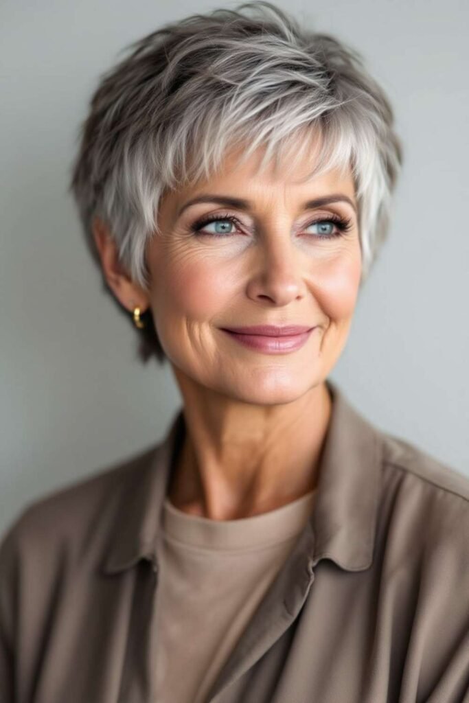 Textured Pixie Cut for Effortless Chic