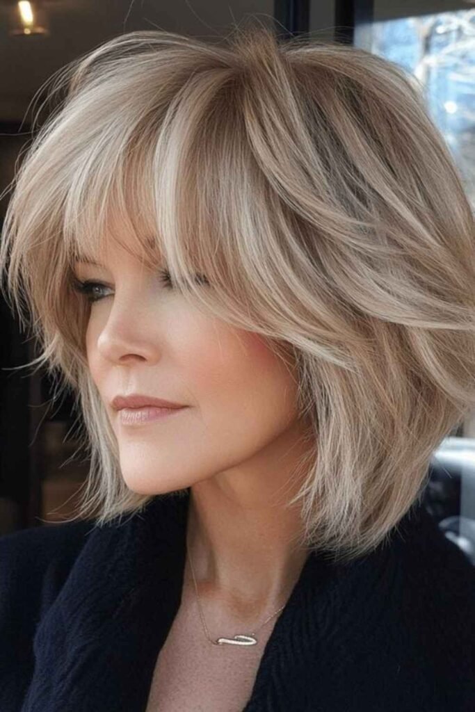 The soft bob the most adaptable mom cut hair idea right now?