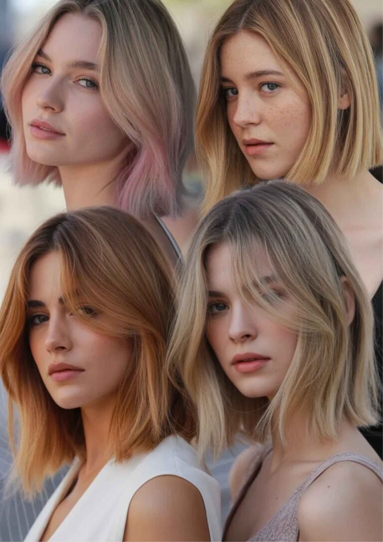 Seasonal Colors and Combinations for Lob Haircuts